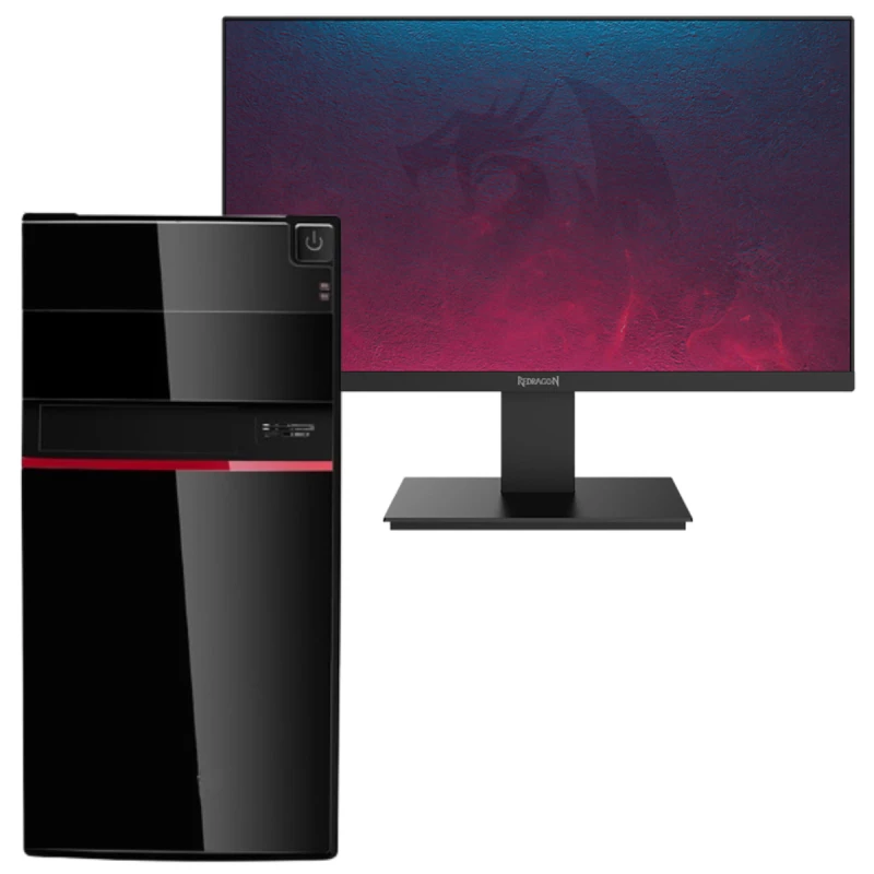 Pronetspace Product Image - Setup TNT Pc de Bureau TUNISIANET / G5905 / 8 Go / Avec Écran REDRAGON 21.5